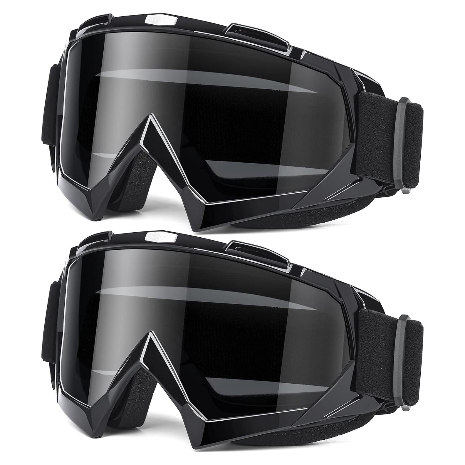 Gafas de Motocross MAMBAOUT Paquete de 2 Adultos UV