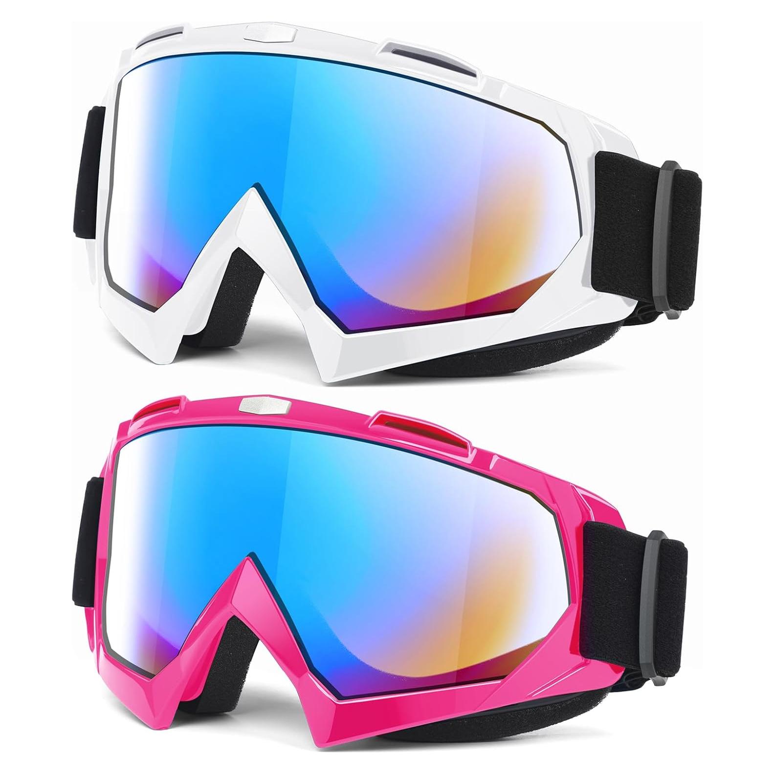 Gafas de motocross MAMBAOUT 2 paquetes visión amplia