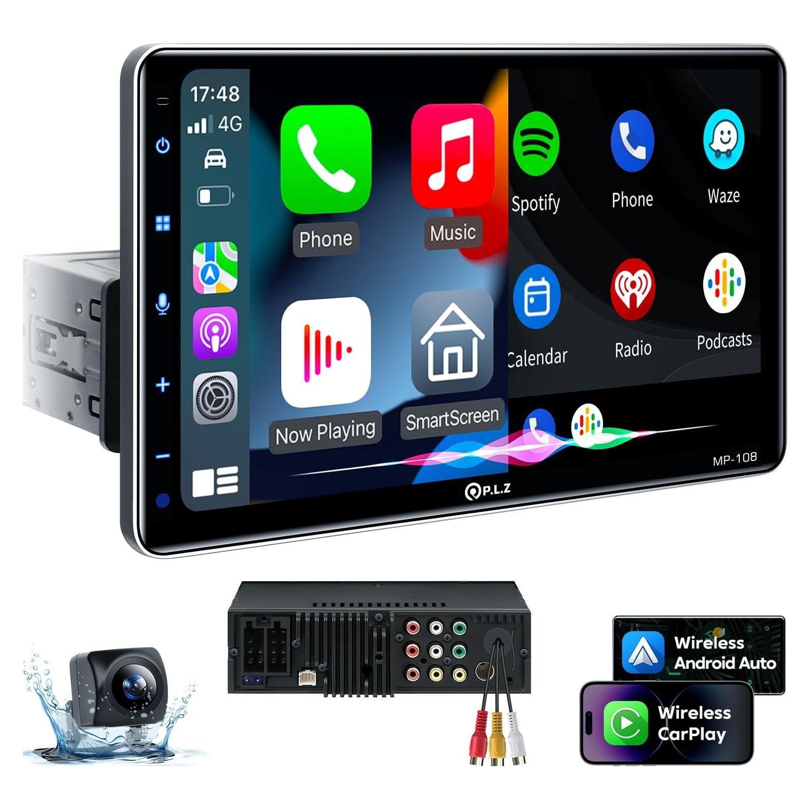 Estéreo de Coche PLZ MP-108 10.1" Pantalla Táctil Bluetooth