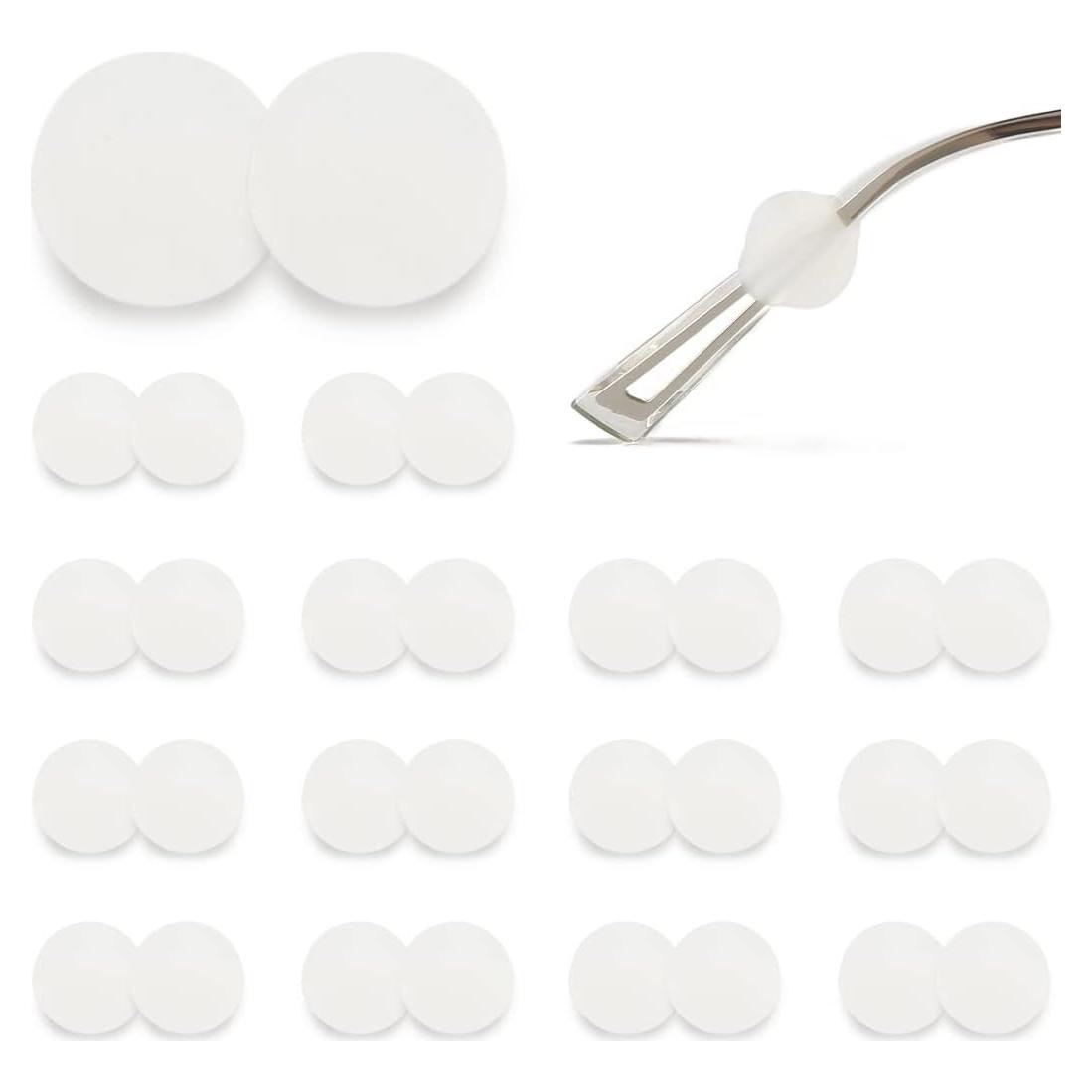 15 Pares de Retenedores de Gafas Silicona iGeyzoe Frijol Blanco