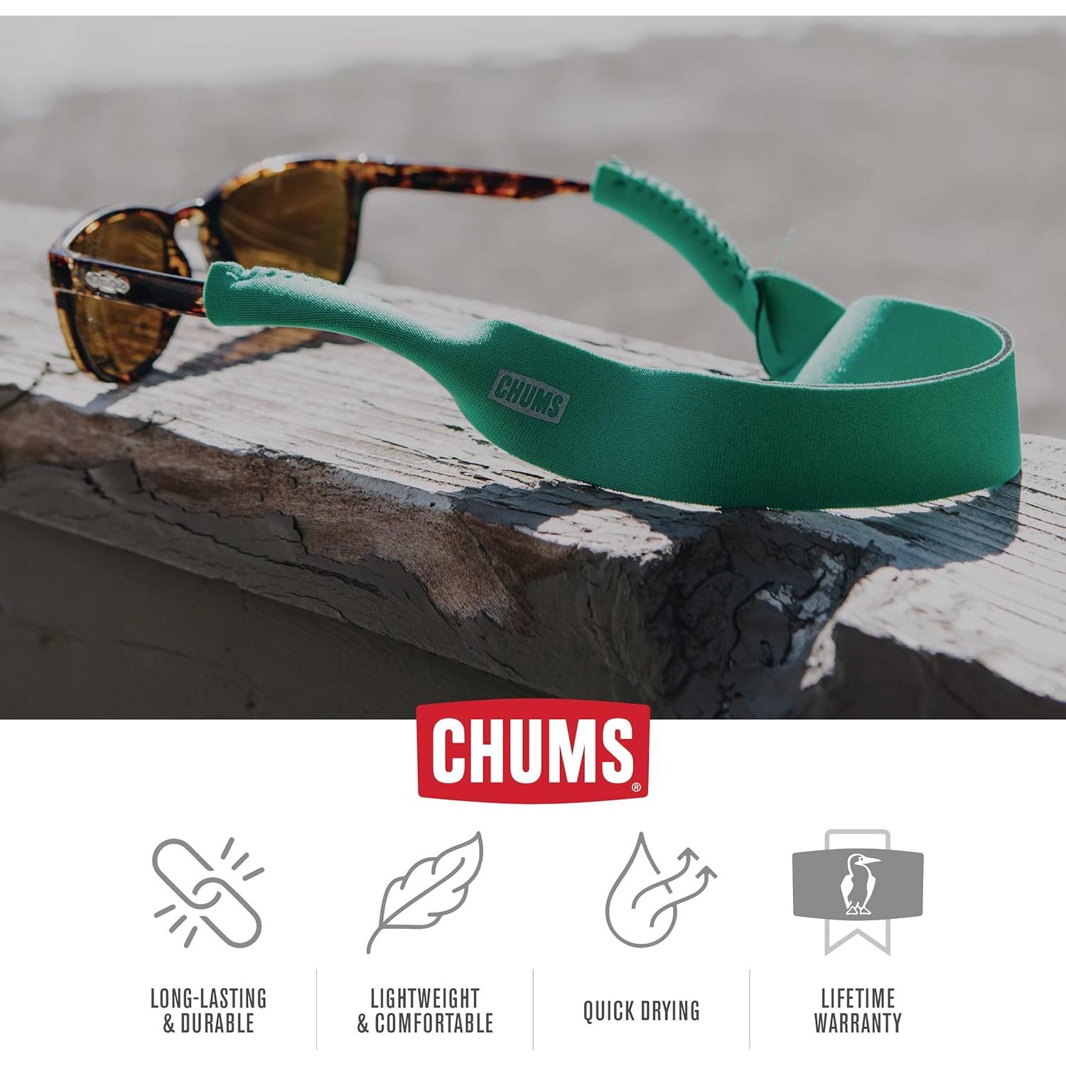 Retenedor de Gafas Chums Neopreno Flotante 40.64 cm Negro/Gris