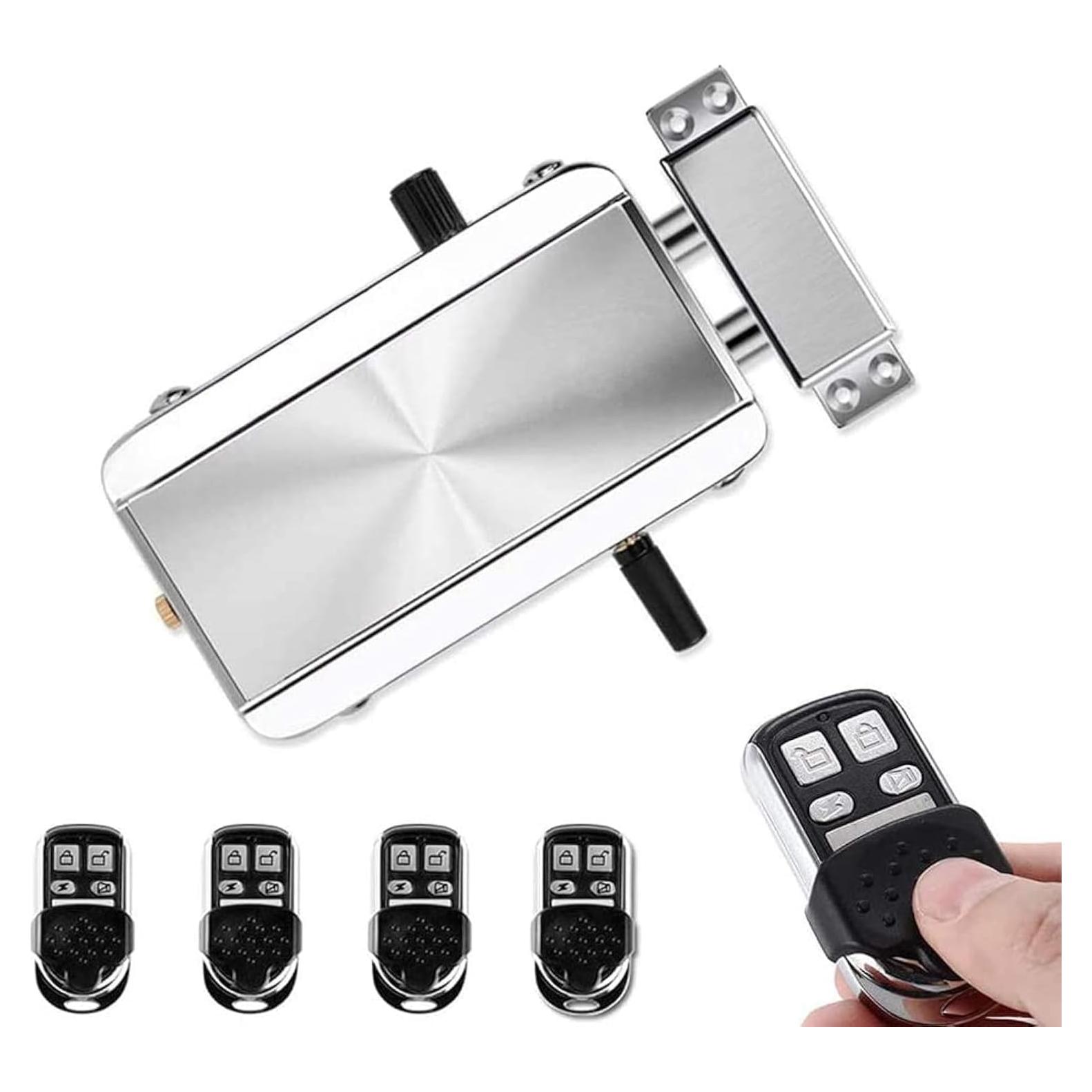 Cerradura Electrónica Ritammi con Control Remoto y Antirrobo