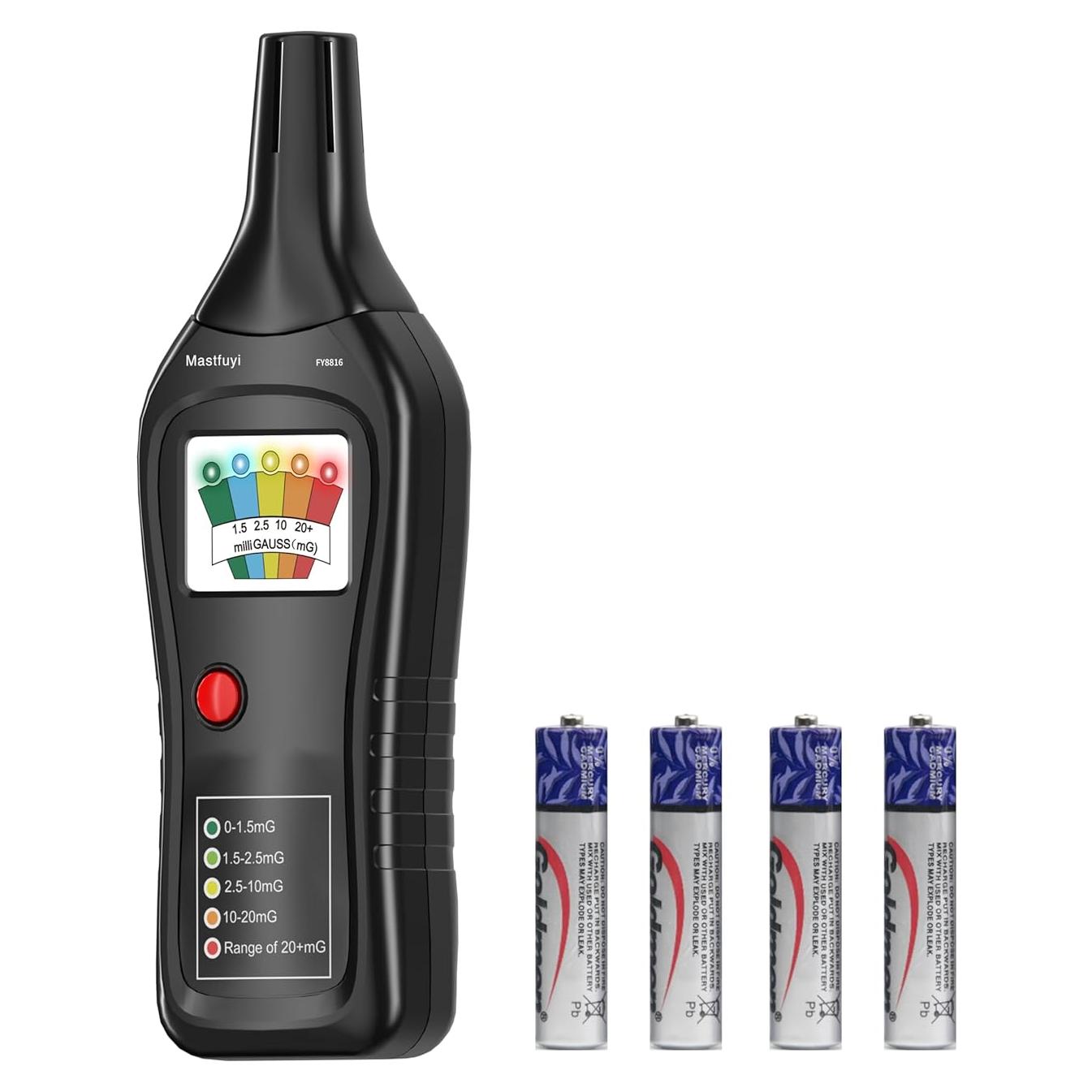 Medidor de EMF Mastfuyi, Detector Electromagnético 30Hz-20kHz