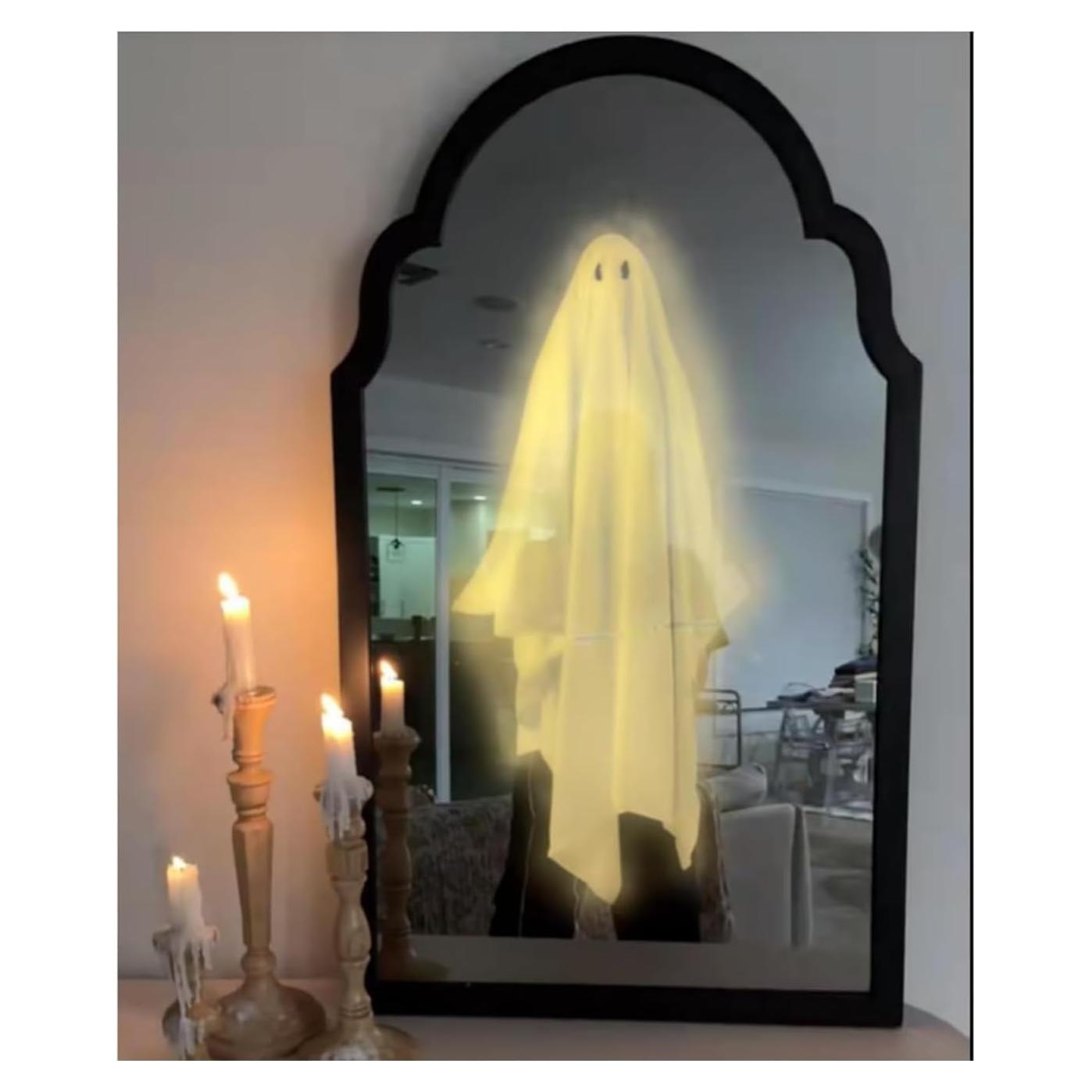 Espejo Fantasma Holográfico SQUISHYSOFTIES 33x19 cm LED Halloween