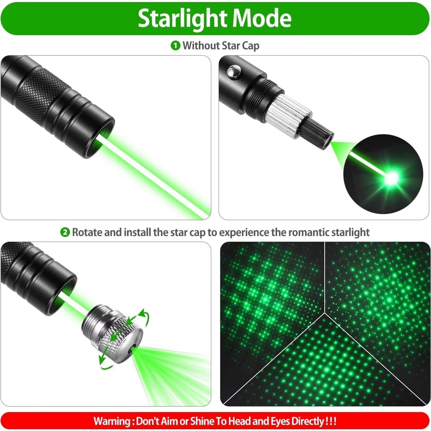 Puntero Lásers Verde Recargable Zugesify ZK-9127 150m