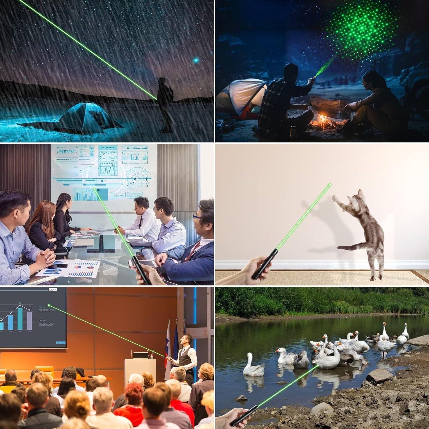 Puntero Lásers Verde Recargable Zugesify ZK-9127 150m