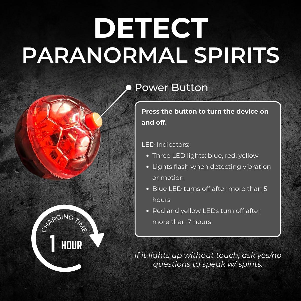 Bola de Detección LED Recargable USB-C Ghost Daddy DMK2