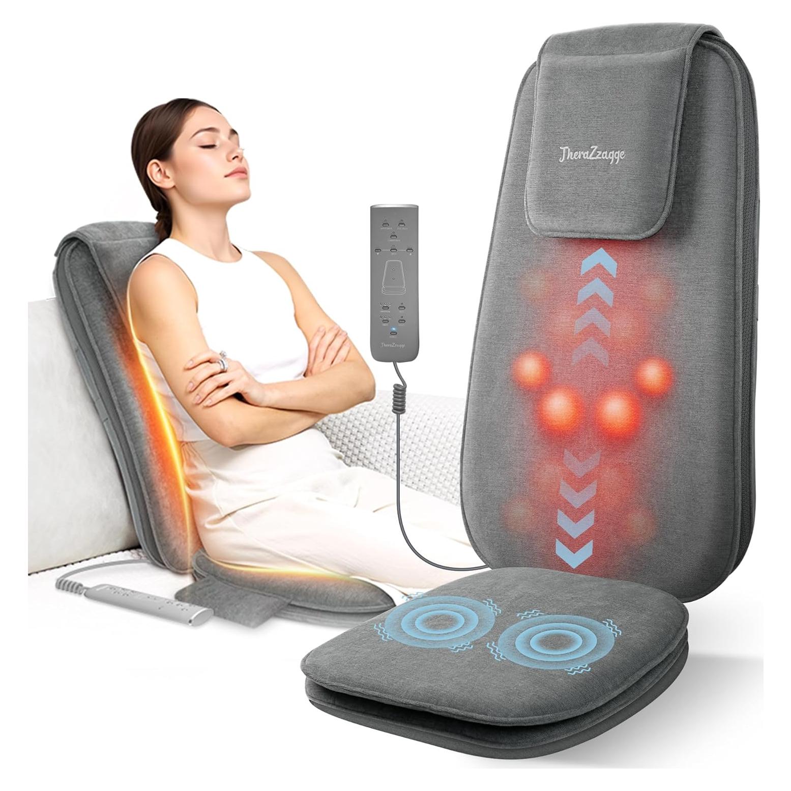 Masajeador de Espalda Shiatsu THERAZZAGGE TZ-2208 con Calor