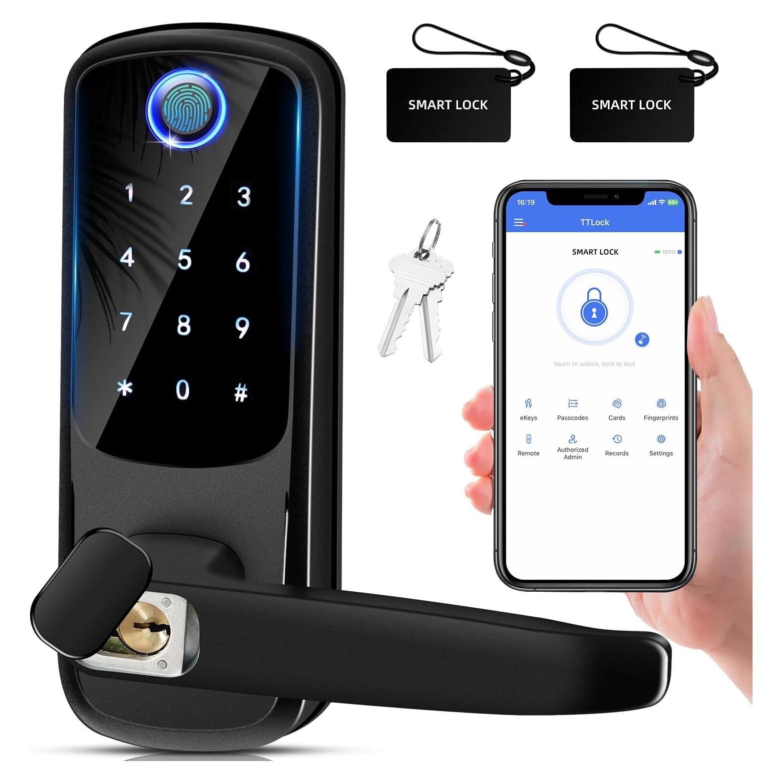 Cerradura Inteligente MSR X6 con Huella Dactilar y Teclado