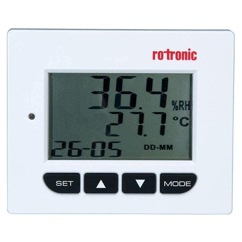 Termómetro Higrómetro Digital Rotronic HD1 - Pantalla LCD con Alarma