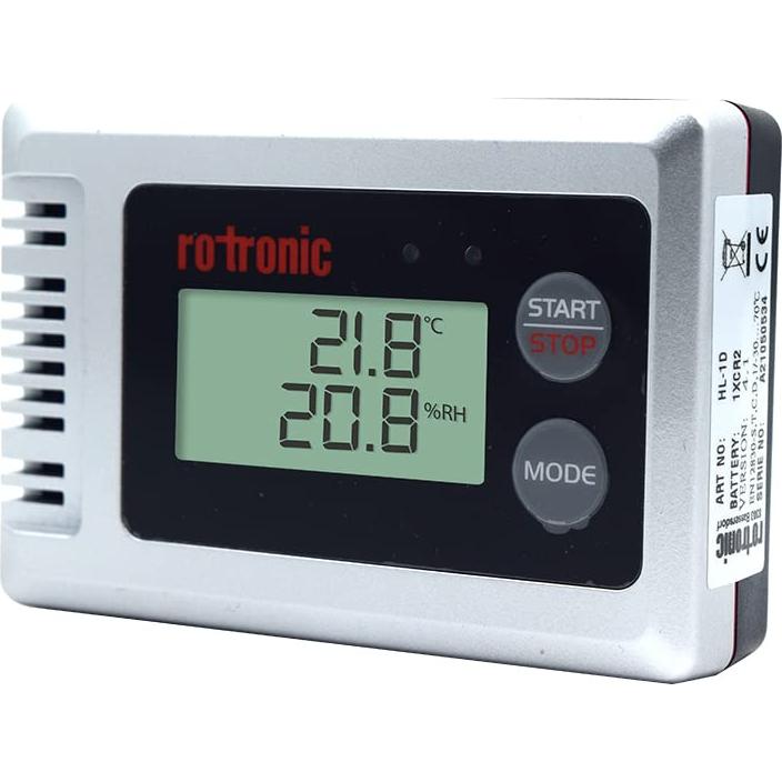 Registrador de Datos de Temperatura y Humedad Rotronic HL-1D