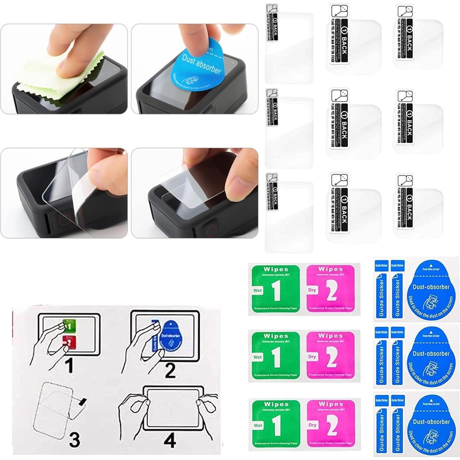 Protector de Pantalla HAOJIAO para Go Pro Hero 9 10 11 12