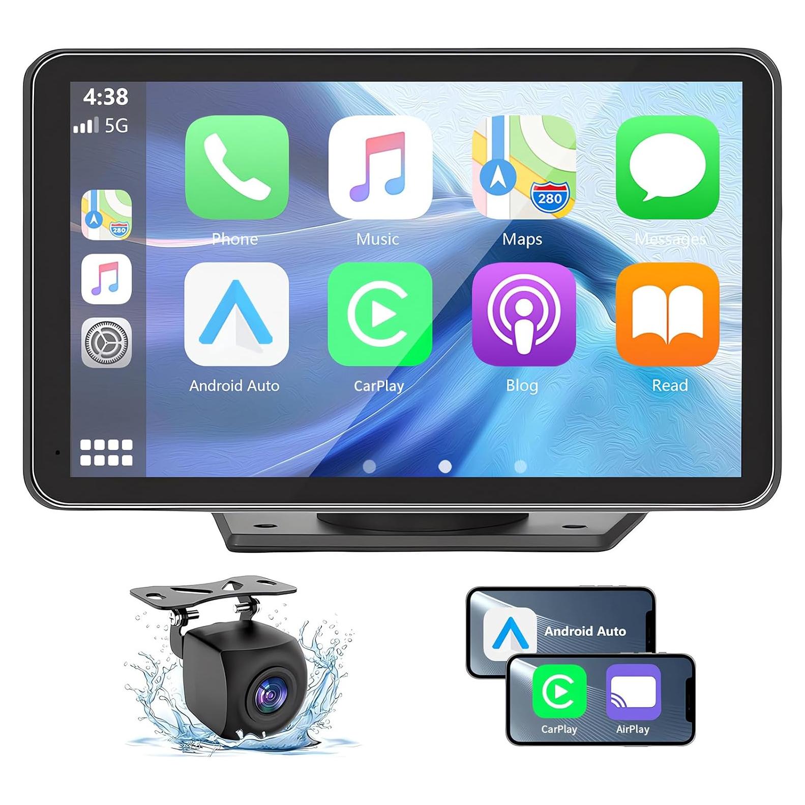 Estéreo de coche Gegaibe FC009 con CarPlay y GPS 1080P