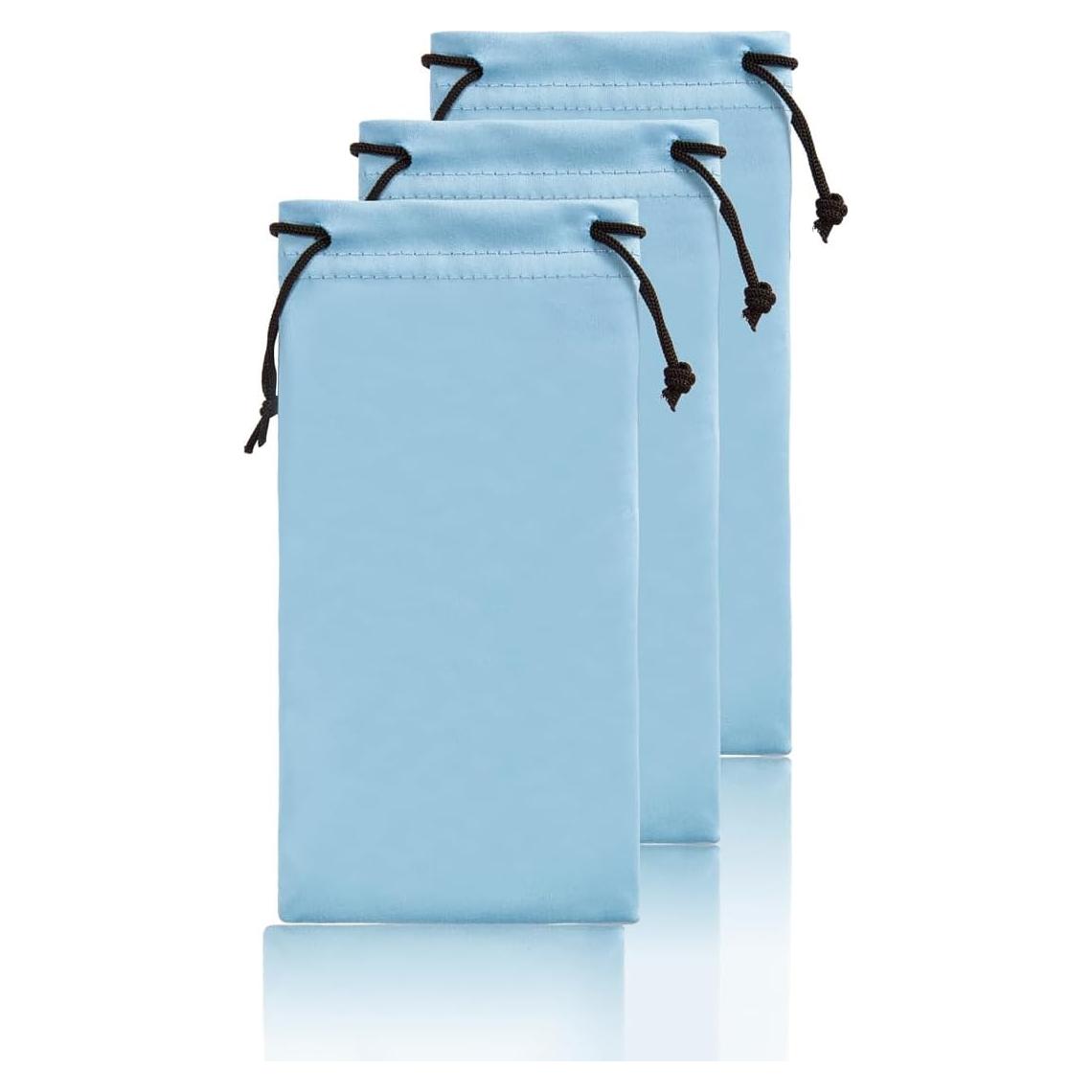 Bolsa de Gafas Triumph Vision 3 Pack Microfibra Azul