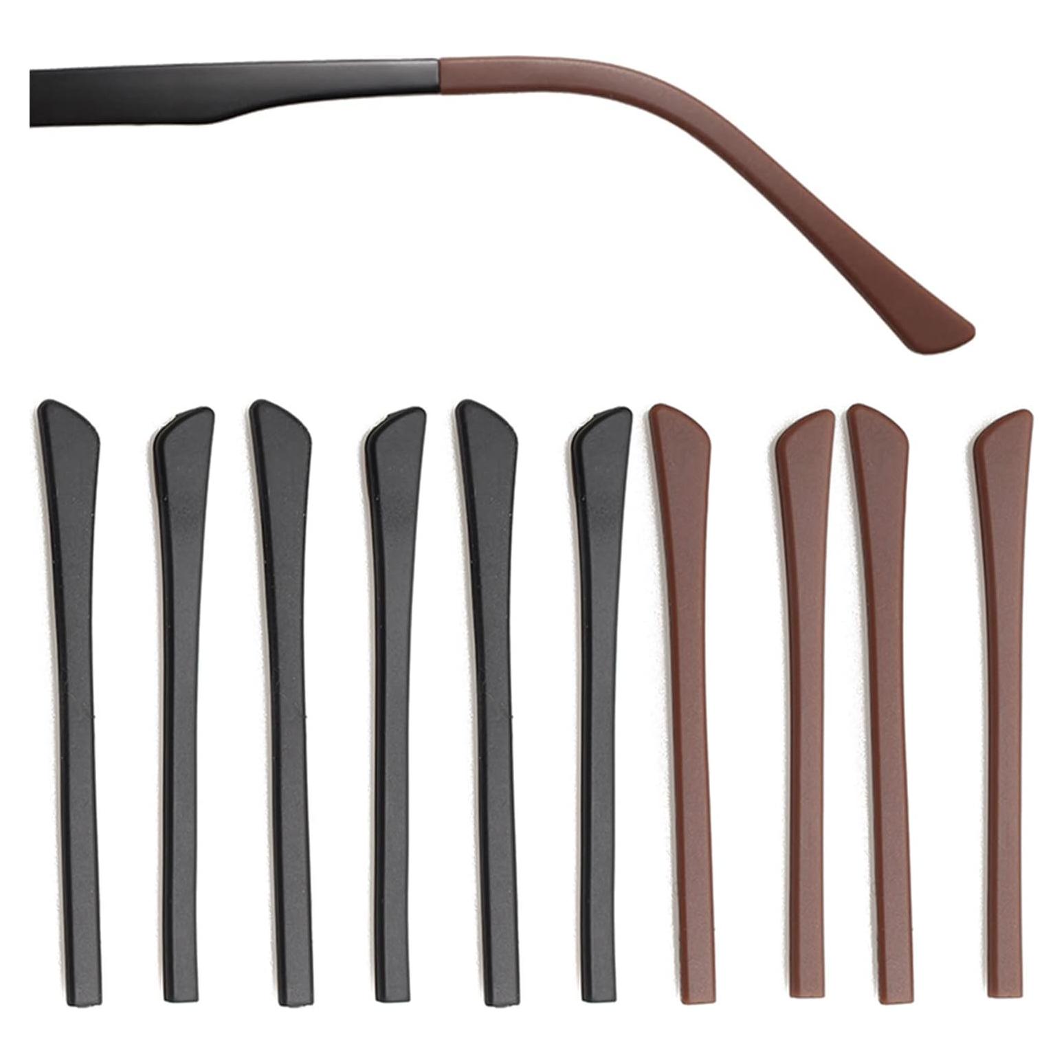 5 Piezas Puntas de Silicona Antideslizante para Gafas KECHIO