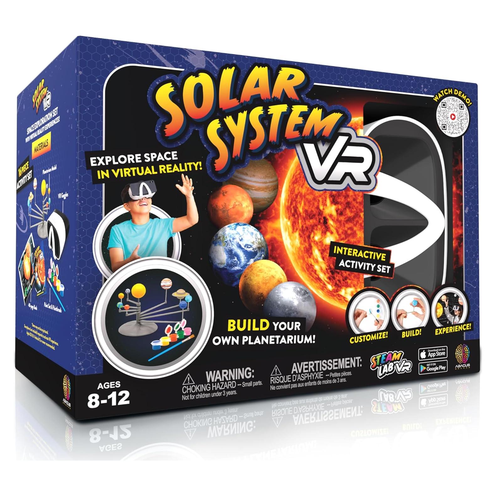 Laboratorio VR Sistema Solar Abacus 40 Páginas + Gafas VR