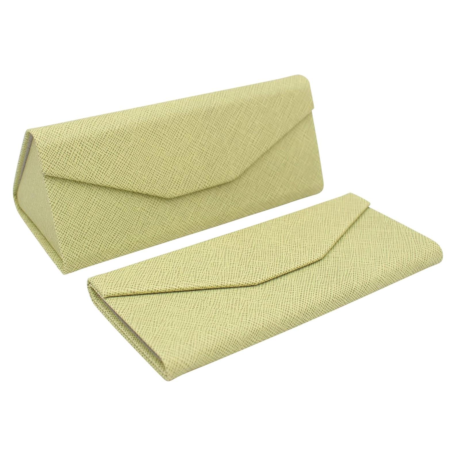 Estuche de Gafas Real Sic Oliva - Duro y Plegable 16x7 cm