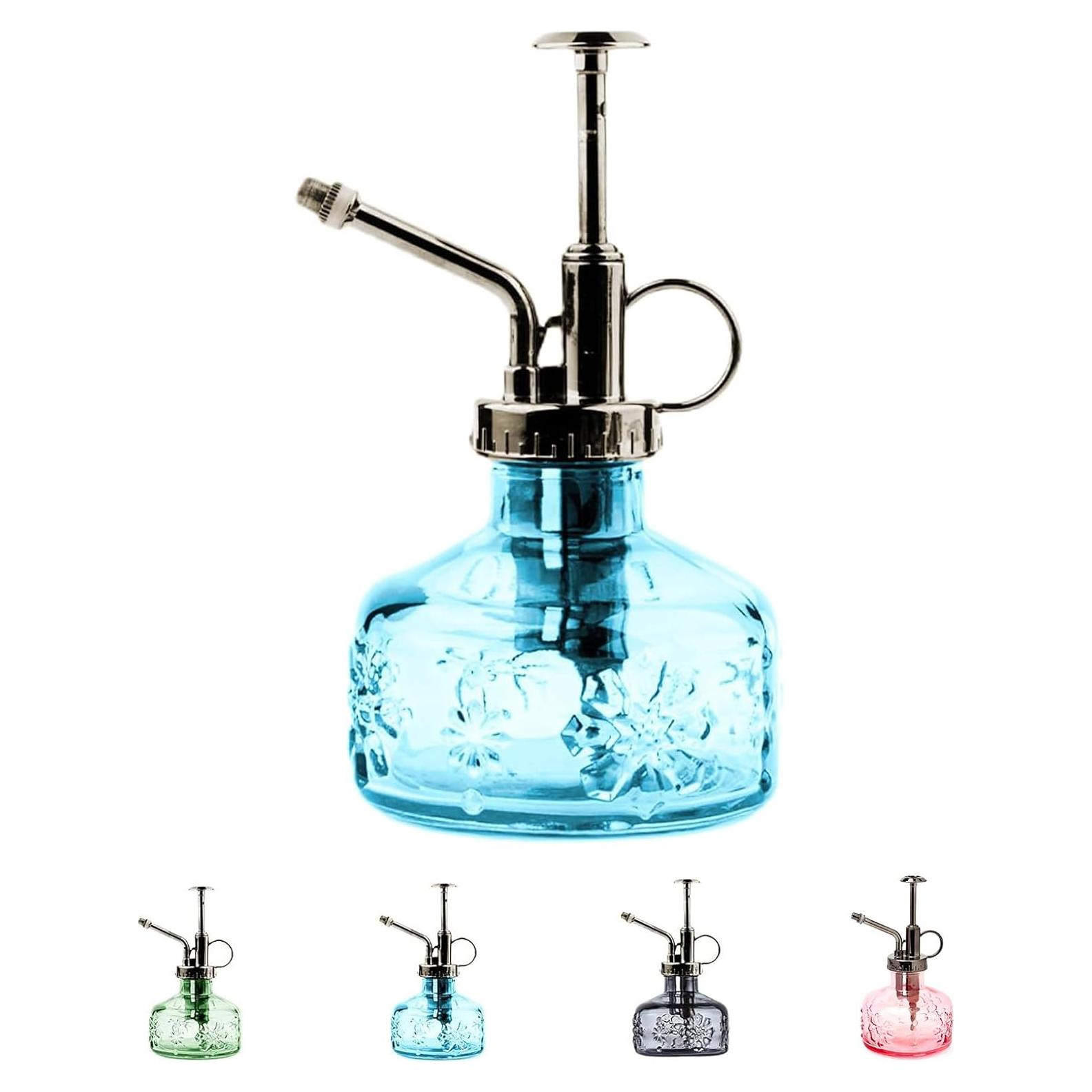 Botella de Spray para Plantas XXXFLOWER 180ml Vidrio Azul