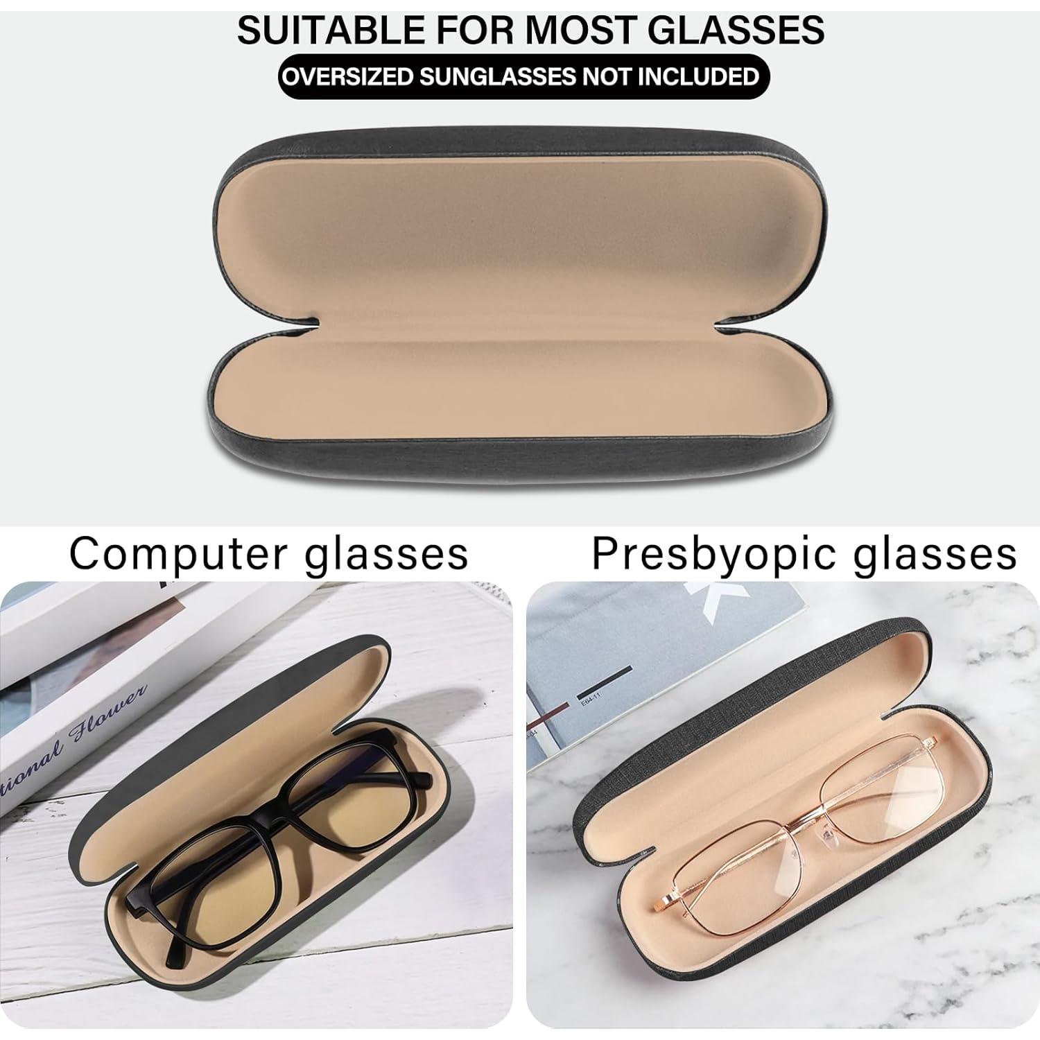 Estuche Duro para Gafas con Paño de Limpieza Letra G