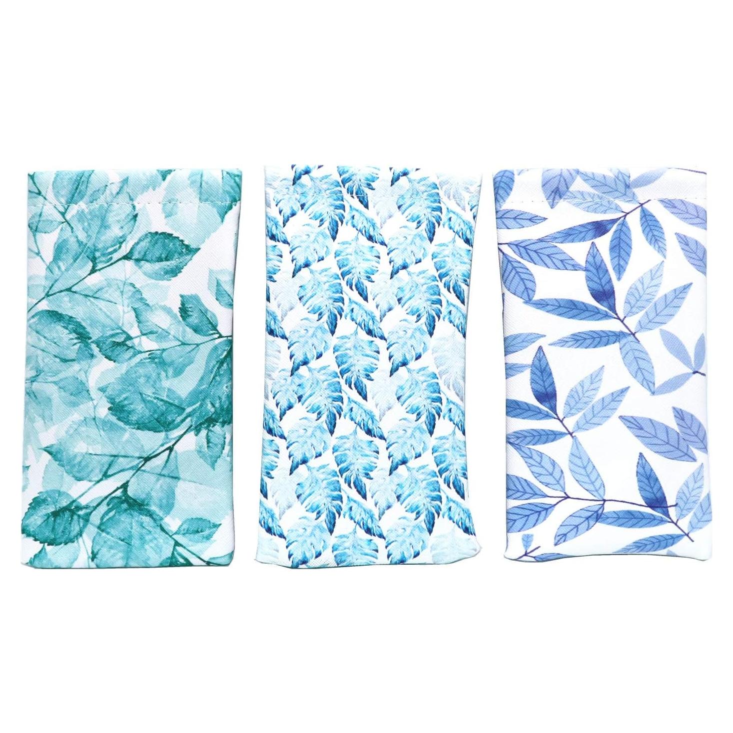 Pack 3 Fundas de Gafas PU con Cierre Superior