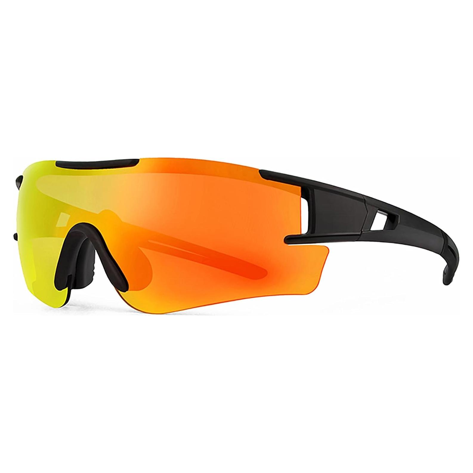 Gafas de Ciclismo SPOSUNE UV400 con 4 Lentes Intercambiables