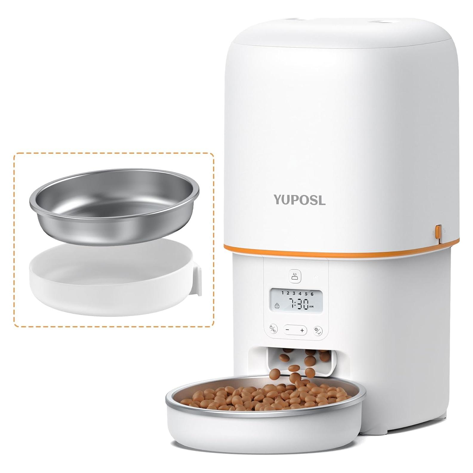 Comedero Automático para Gatos Yuposl 4L con Dispensador