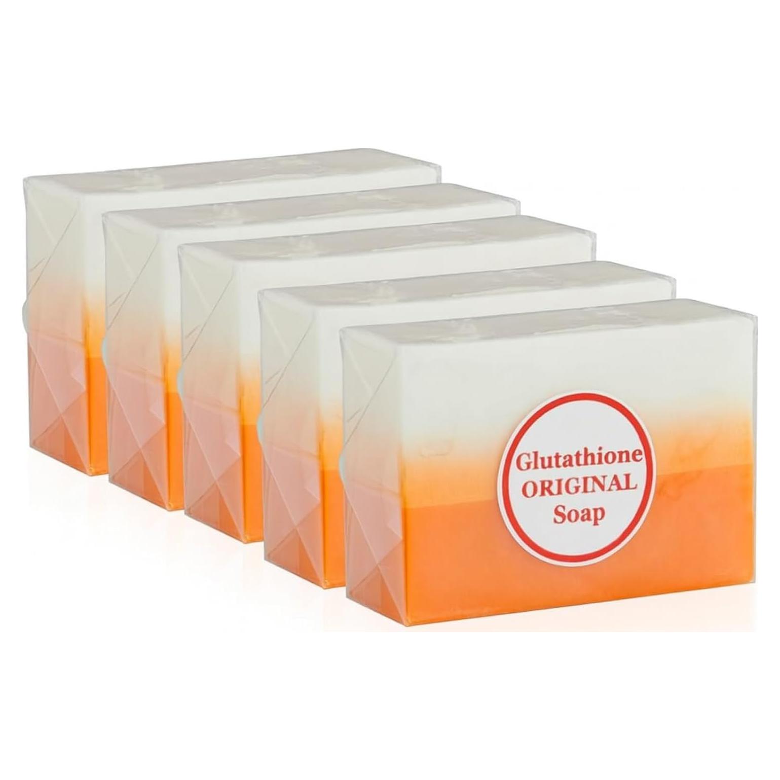 Jabón Kojie de Glutatión - Hidratante y Exfoliante 5x150g