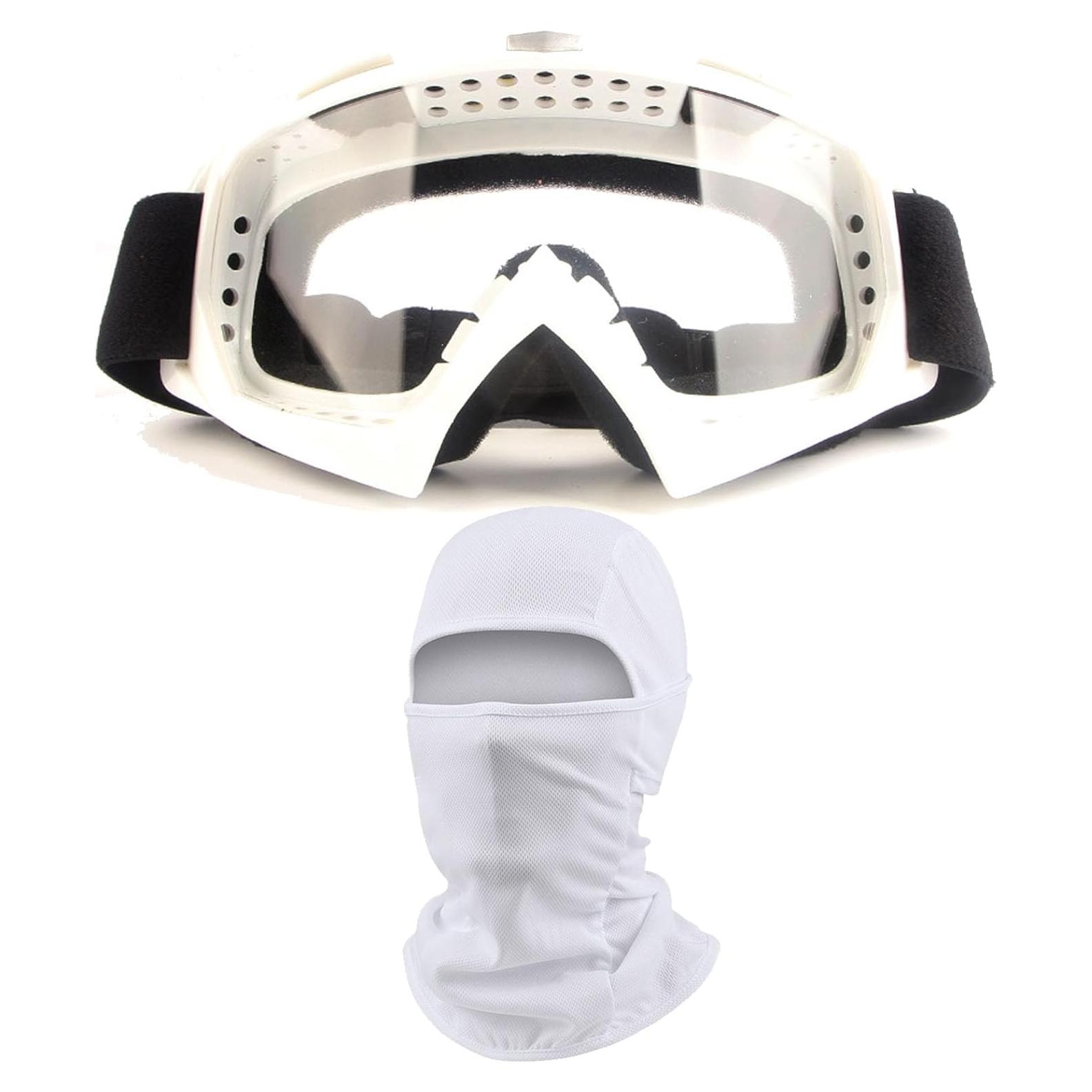 Gafas de Motocross Immoono con Balaclava y Lentes HD