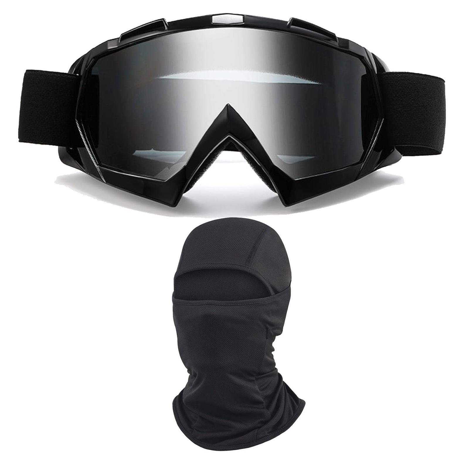 Gafas de Motocross Immoono con Balaclava y Lentes HD