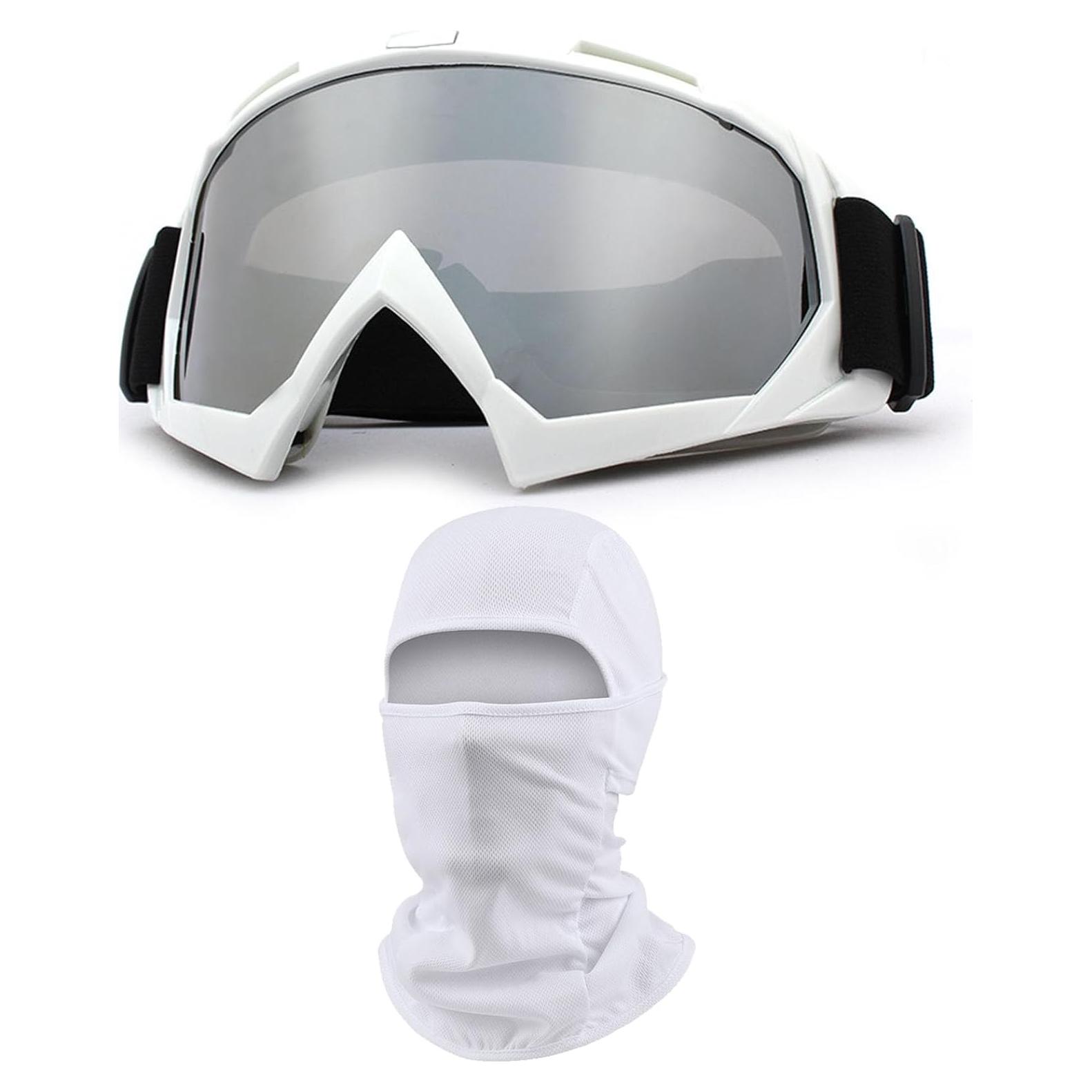 Gafas de Motocicleta Immoono con Balaclava y Lentes HD