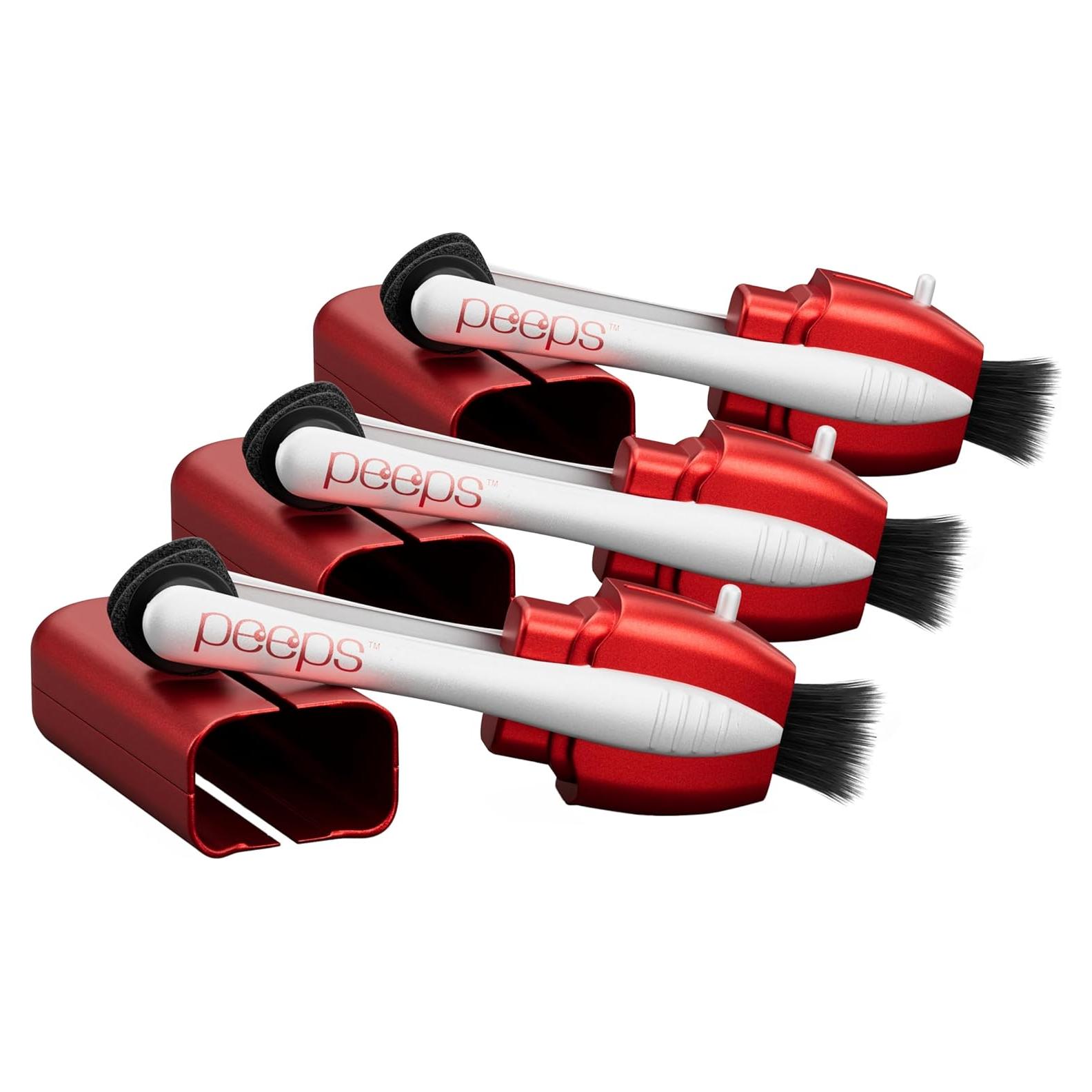 Limpiador de Gafas CarbonKlean Peeps - Rojo - Paquete de 1