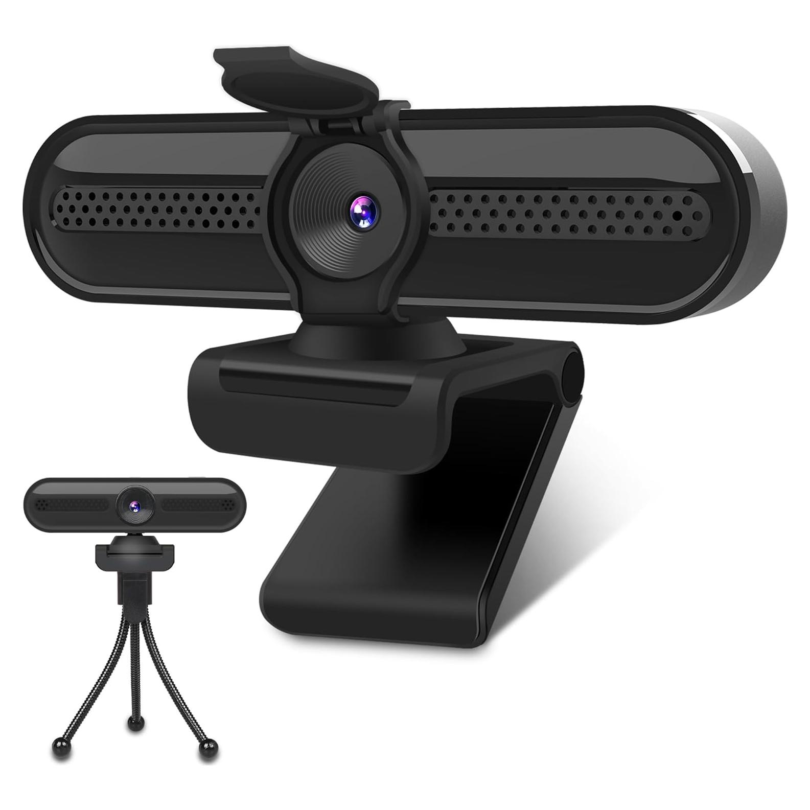 Cámara Web VIZOLINK W4DS 2K FHD con Micrófonos y Trípode