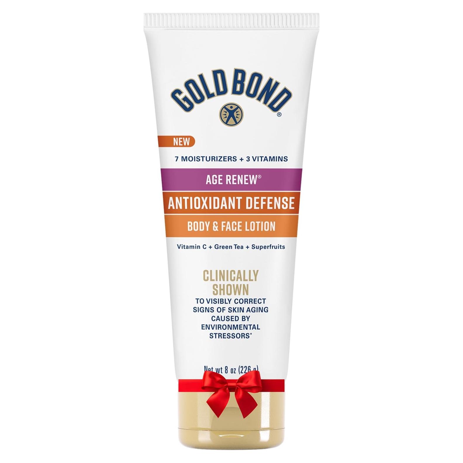 Loción Antioxidante Gold Bond Age Renew 226.8 g - Ilumina y Suaviza