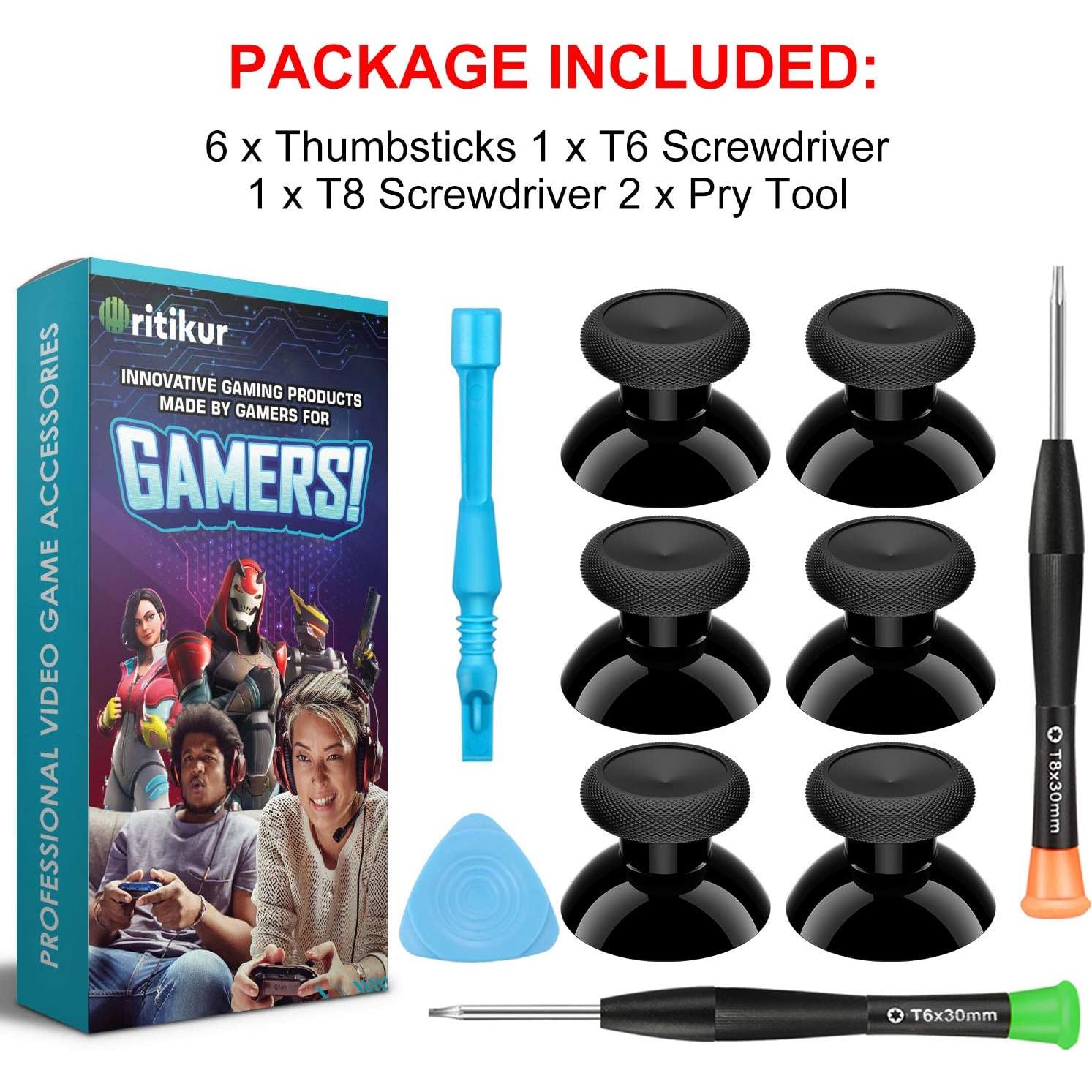 Reemplazo Joystick Xbox One Oritikur 6PCS Palancas Analógicas