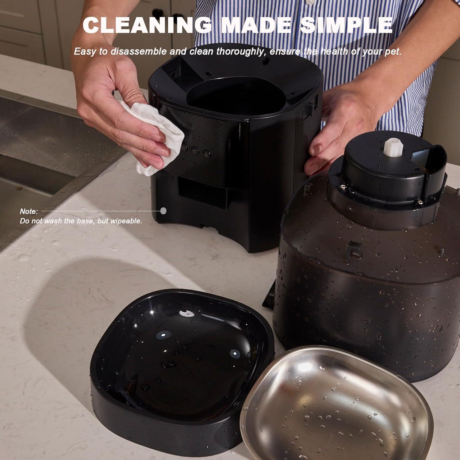 Comedero Automático Erjunkeji A80 con Cámara 4L para Gatos