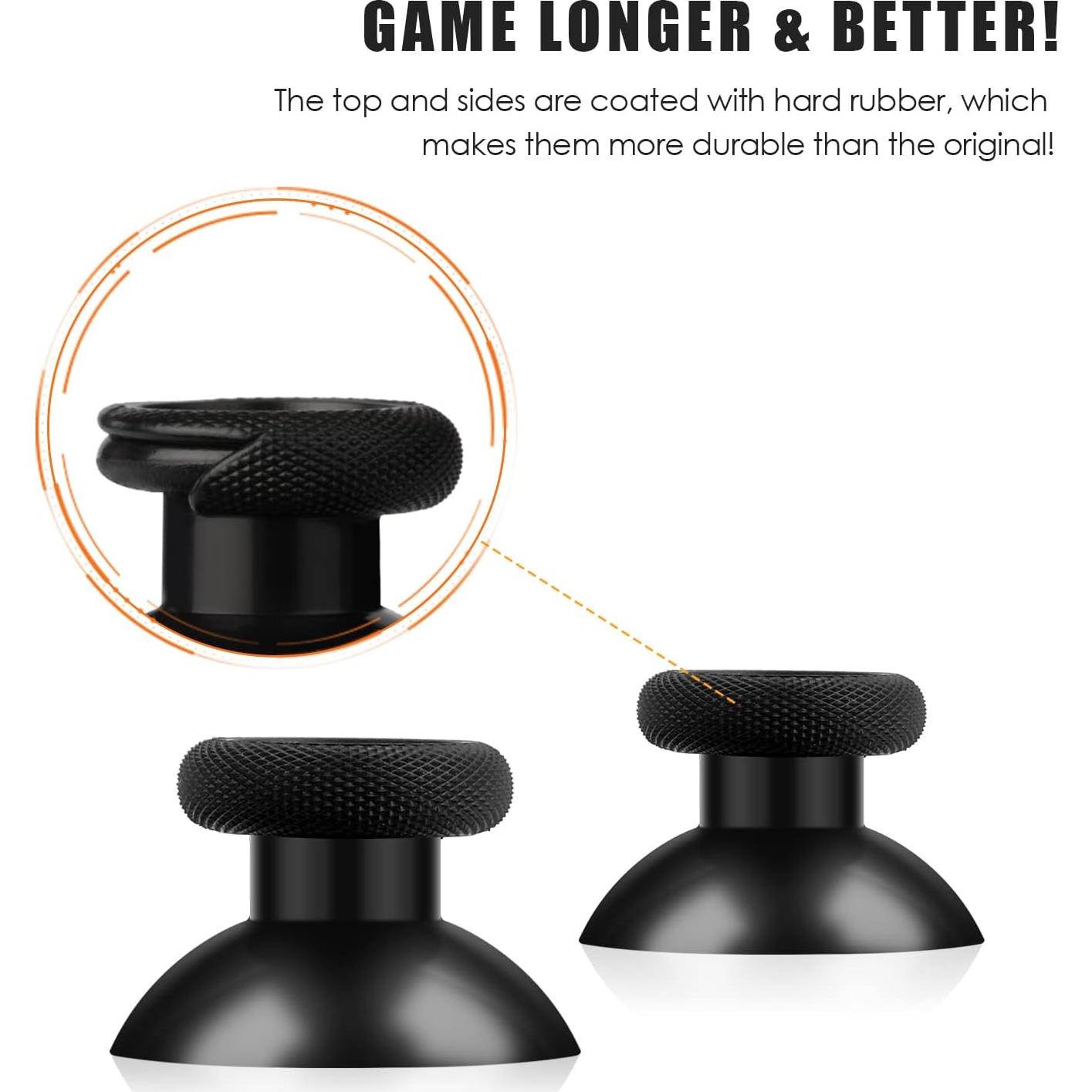 TOMSIN Reemplazo Thumbsticks para Xbox One/PS4 - 4 Pcs