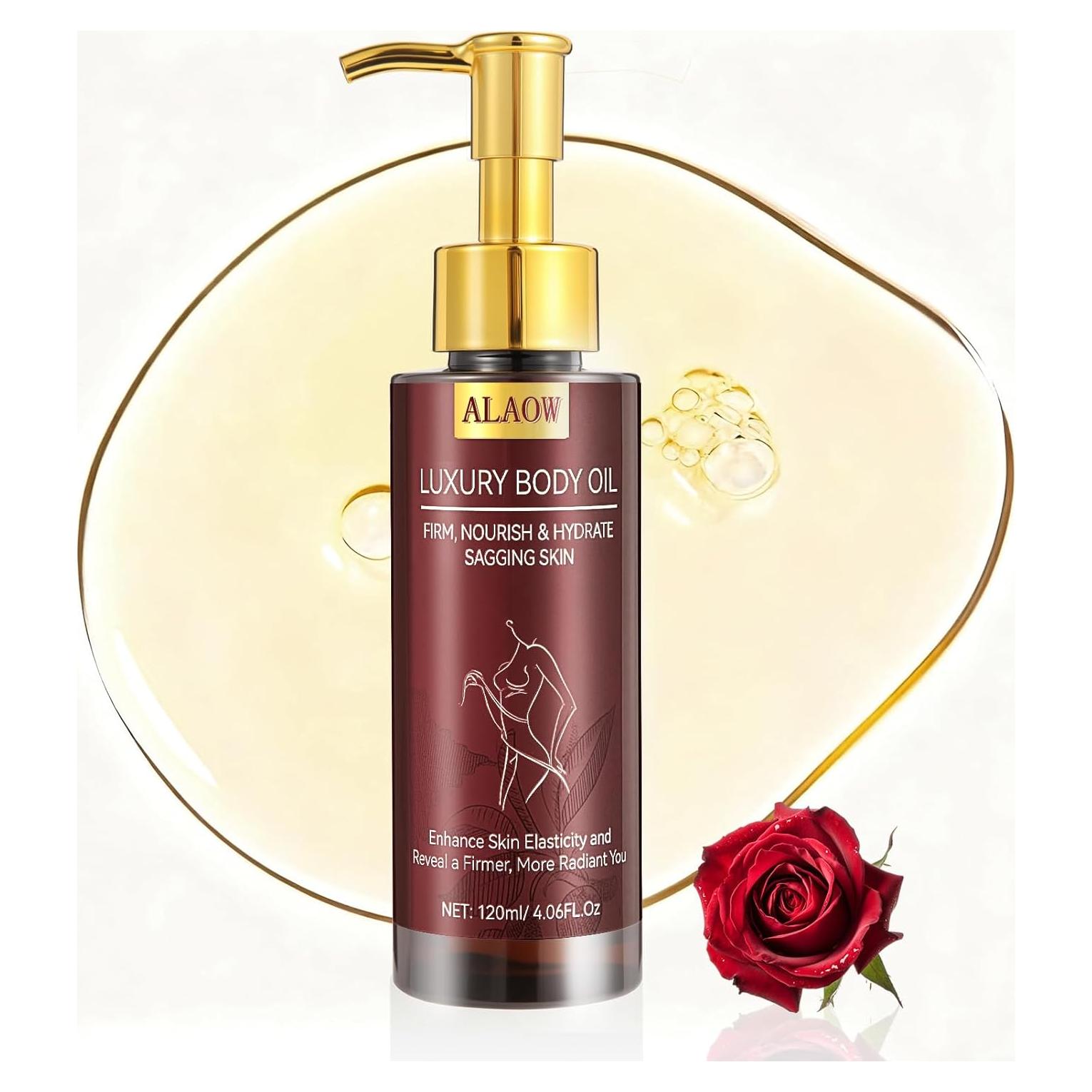 Aceite reafirmante corporal ALAOW 120 ml - Hidratante y tonificante