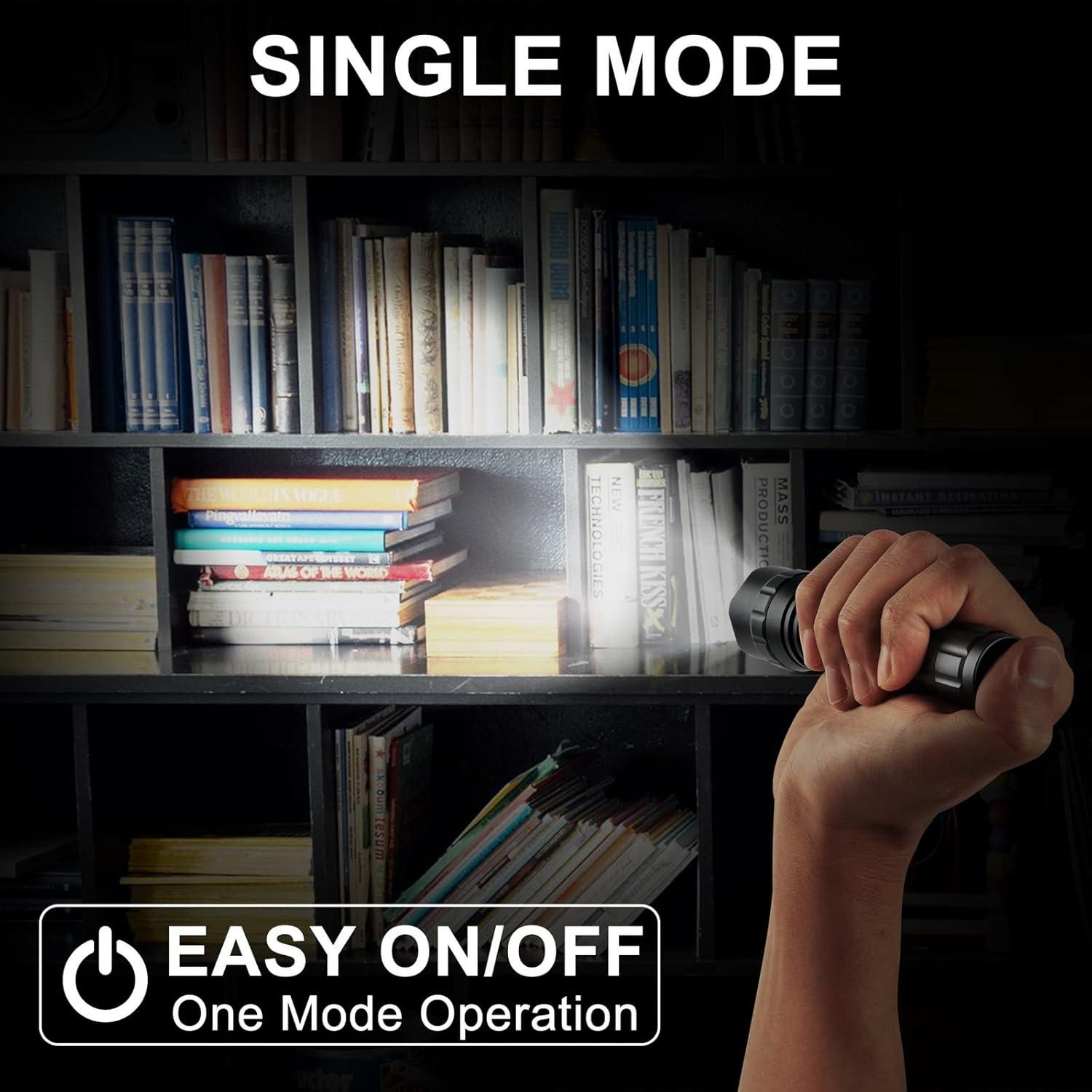 Linterna Táctica UltraFire WF-501B LED 1000 Lúmenes con Funda