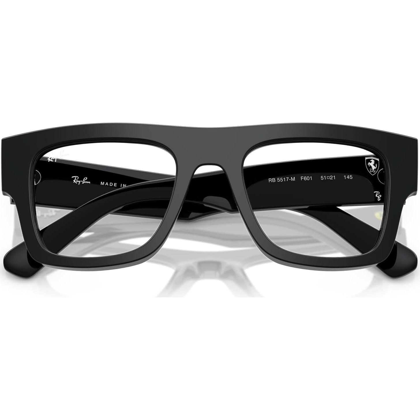 Ray-Ban Rx5517m Scuderia Ferrari Collection Square Prescription Eyewear Frames