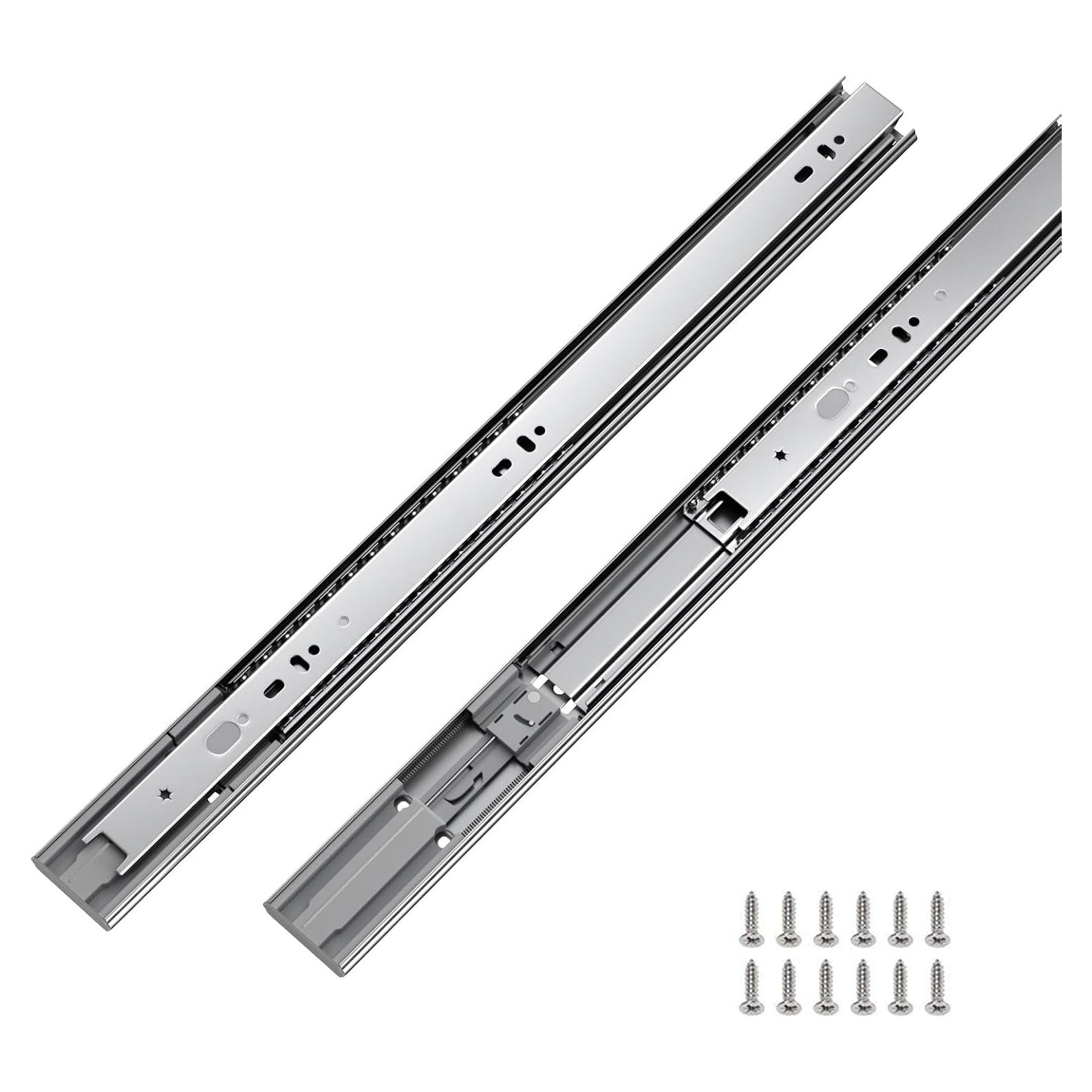 Deslizadores de Cajón LONTAN 20" Cierre Suave 10 Pares 100LB