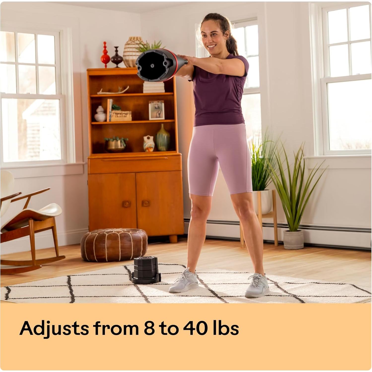 Kettlebell Ajustable Bowflex 840 - 6 Pesos 3.6 a 18.1 kg