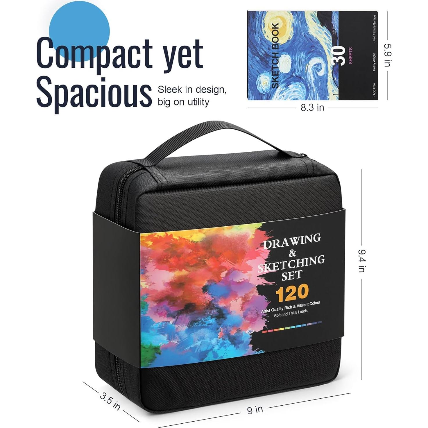 Lápices de Colores COOL BANK 120 Piezas Multicolor para Adultos