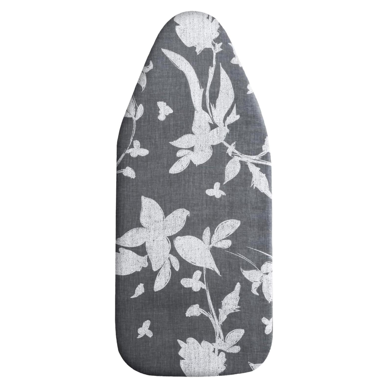 Funda de Tabla de Planchar MZXcuin Algodón Floral Gris 31.75x81.28cm