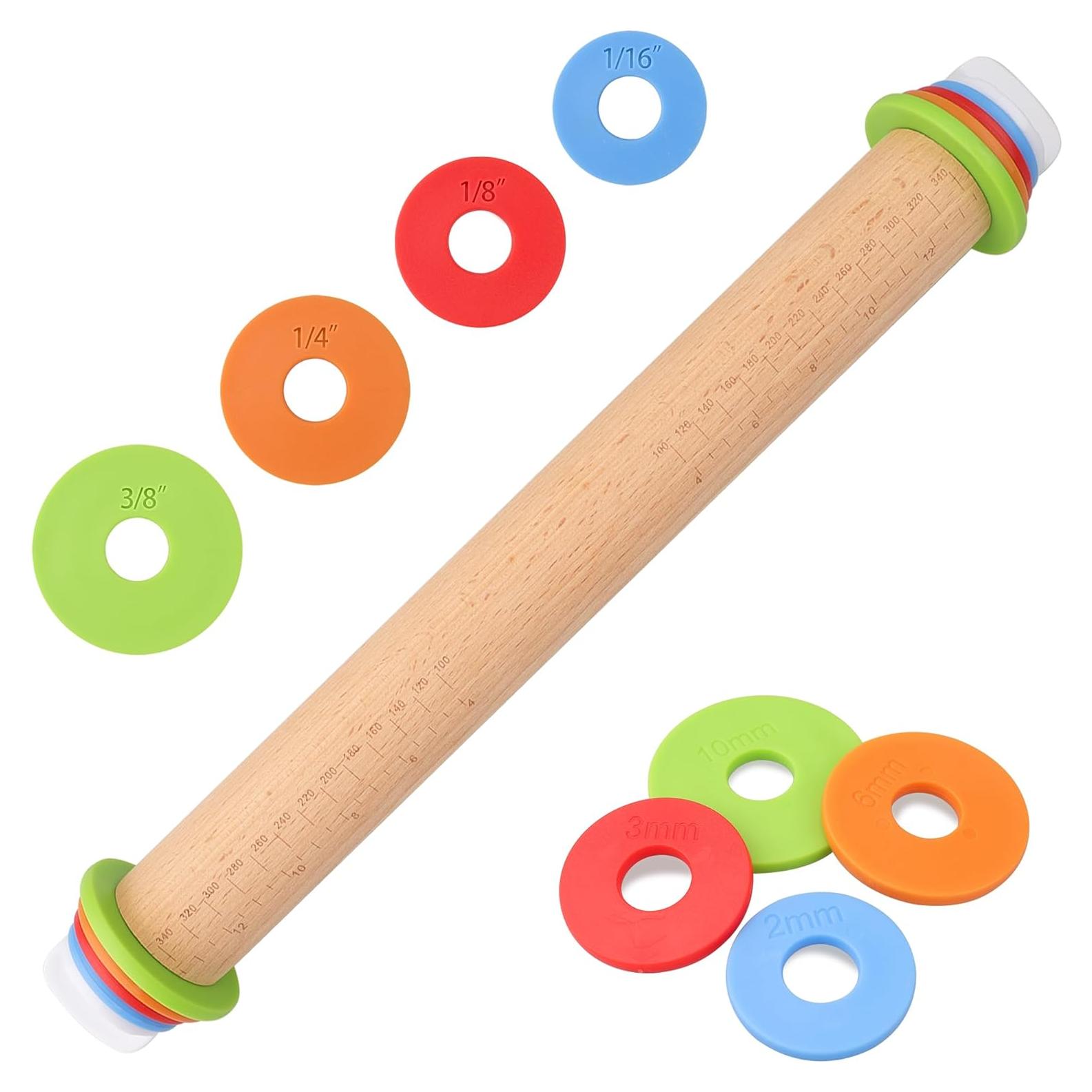 Rodillo Ajustable XINBADA 43.18CM con Anillos de Grosor