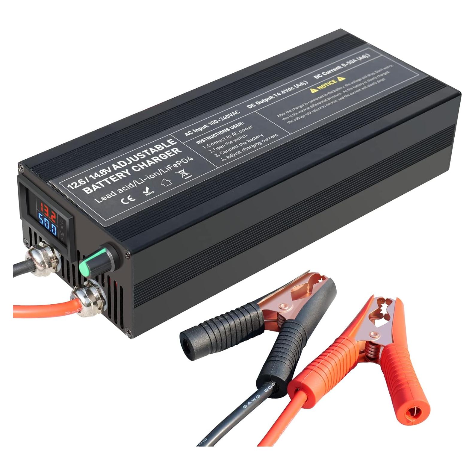 Cargador de Batería 14.6V 50A Lifepo4 Inteligente