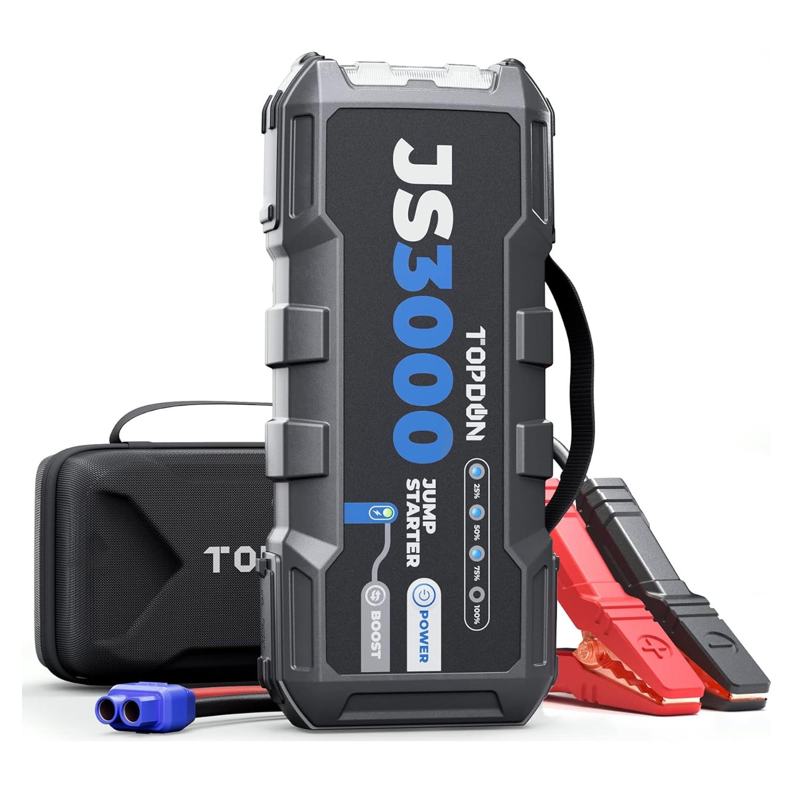 Arrancador de Batería TOPDON JS3000 3000A 24000mAh