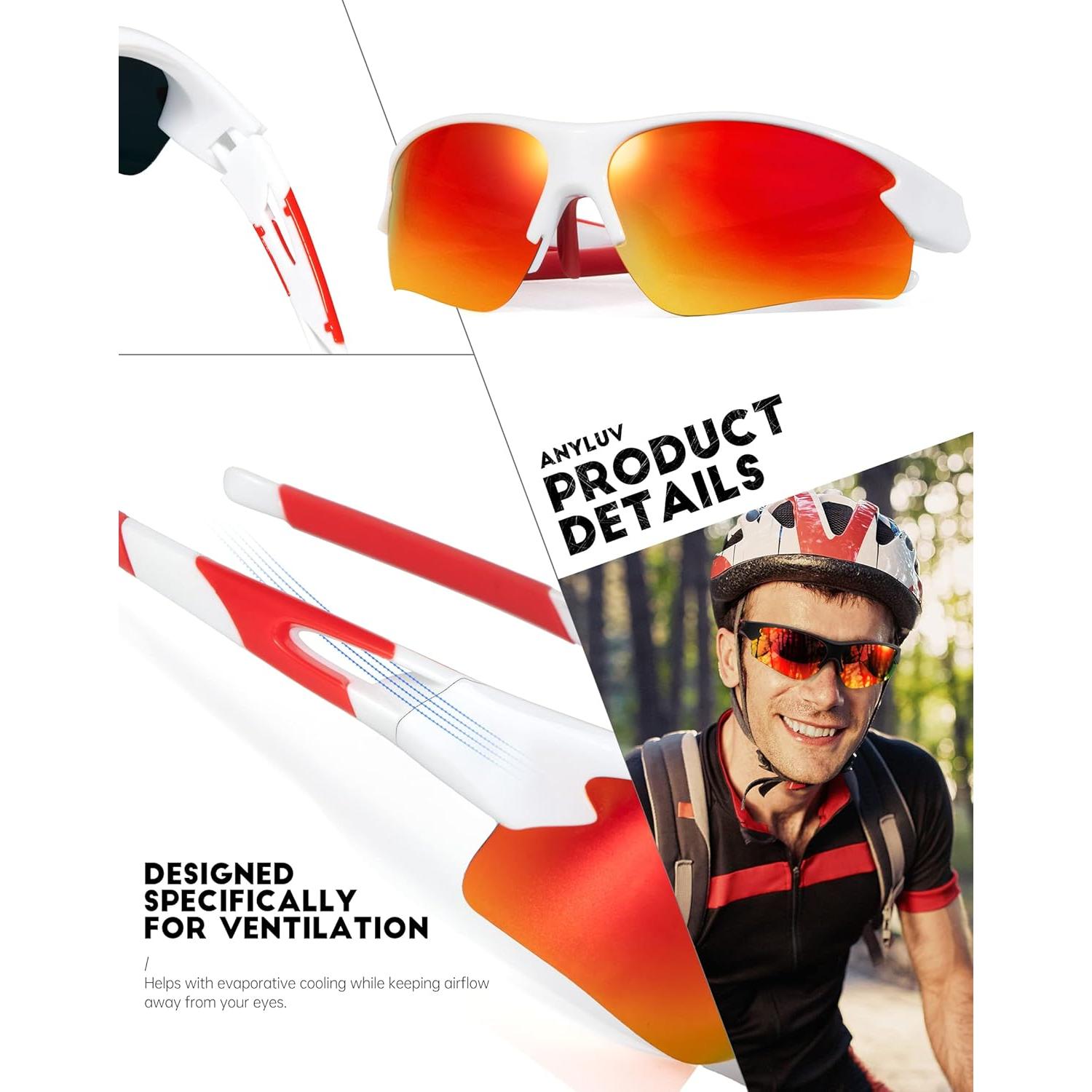 Gafas de sol deportivas ANYLUV A61-2-7 polarizadas UV