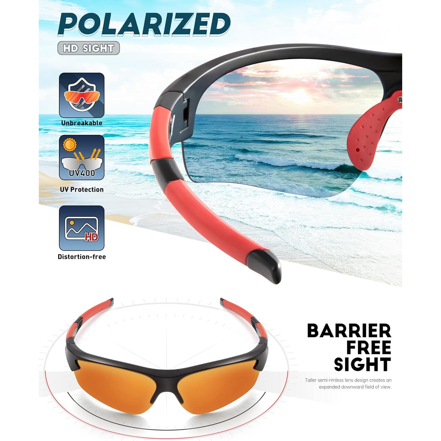 Gafas de sol deportivas ANYLUV A61-2-7 polarizadas UV