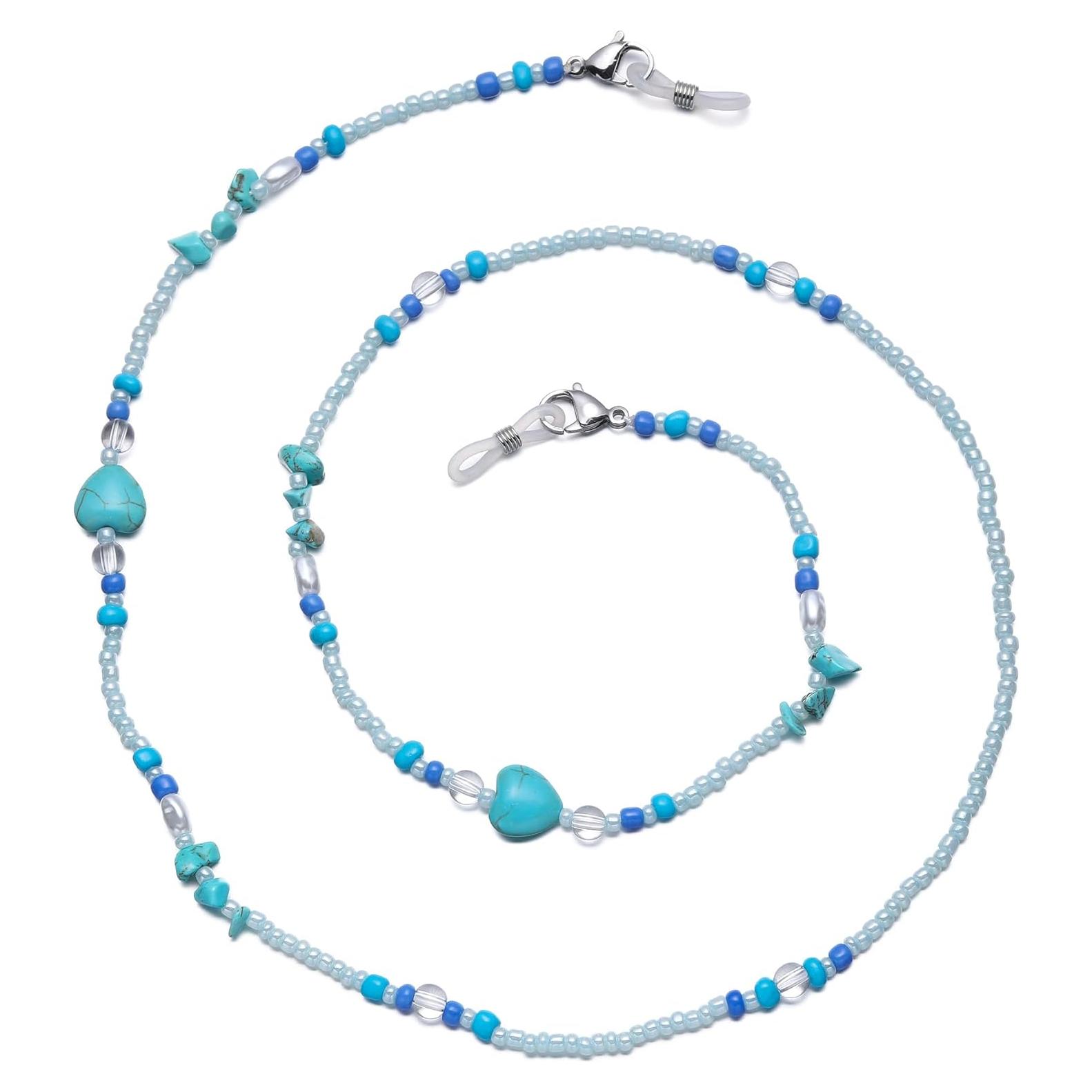 Cadena de Gafas Estilosa para Mujeres con Cuentas 72 cm