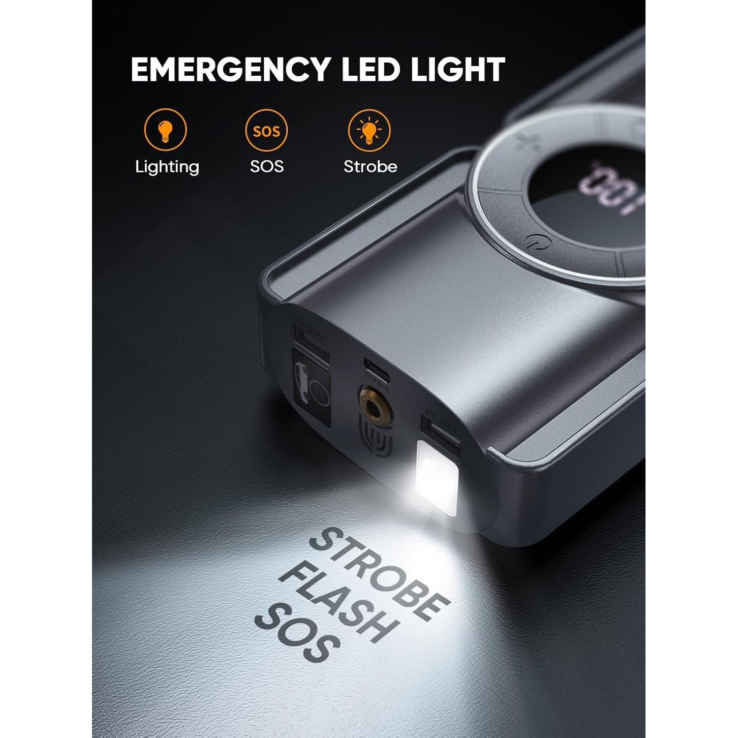 Arrancador de batería TREKURE Beta 4000A con compresor 150PSI